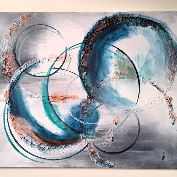 Original Acrylic Painting - Abstract Art – Mixed Media - Home Decor