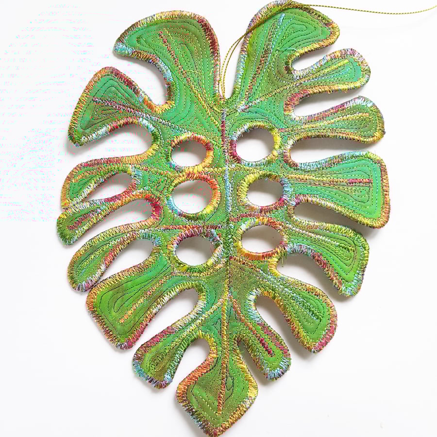 Monstera Leaf Hanging Decoration Cheese Plant Leaf Decoration