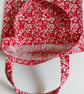 Gift bag, leaves, gifts, 100% cotton bag, red gift bag - Image 2
