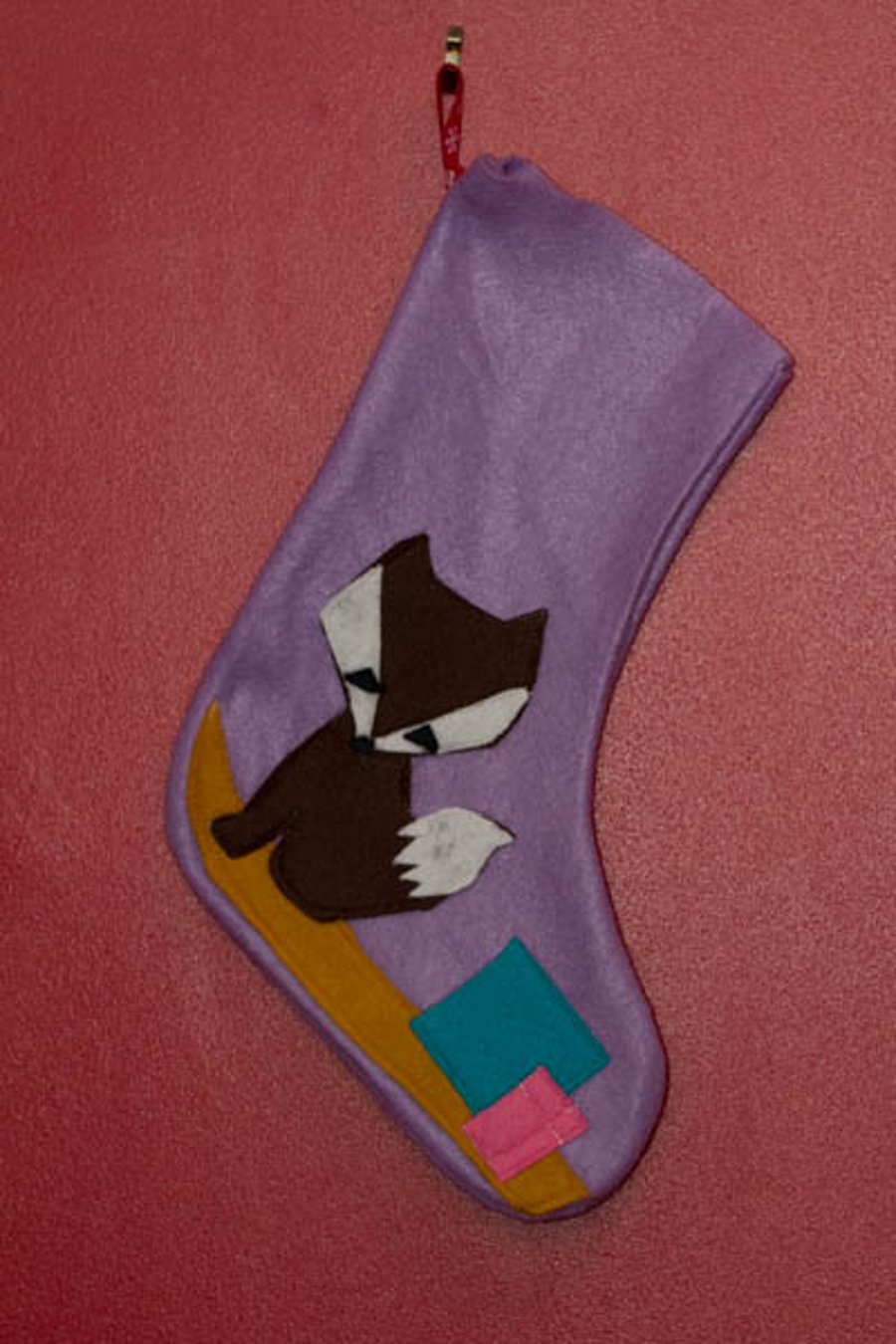 Lilac Fox Stocking