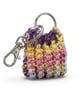 Mini crochet purse bag charm keyring