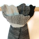 Hand Woven Colour Block Scarf