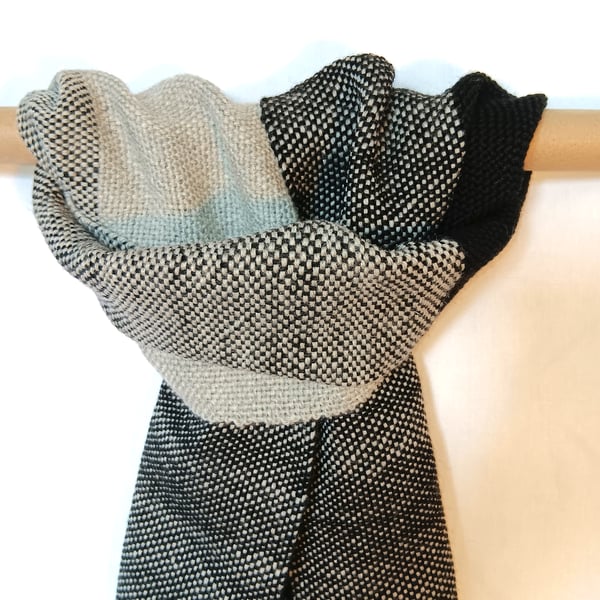 Hand Woven Colour Block Scarf