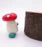 small glass toadstool man - Image 2