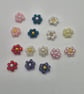 Blooming with Charm – Handmade Sterling Silver 3 Daisy Earrings - Image 2