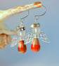 Glass Angel Earrings 2-Pack, Stocking Fillers, Secret Santa, Gifts For Her - Image 4