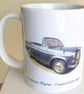 Sunbeam Rapier Convertible 1963 - 11oz Ceramic Mug for British Open Top Car fan - Image 2
