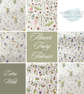 Flower Fairies collection Acufactum cotton quilt fabrics from quarter metre - Image 1