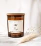 Orange Blossom, Jasmine & Amber Candle - Coconut Wax - Handmade Gift Box - Image 6