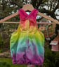 Hand dyed denim baby romper (3-6 months) - Image 3
