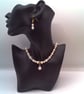 Peaches and Cream Freshwater Pearl Jewellery Set, Pearl Jewellery, Gift for Her - Image 7