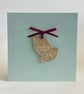 'Thinking of you' card with detachable decoration - Image 1