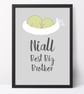 Best Big Sister or Brother, personalised 'Smiler' print, christening new baby - Image 6