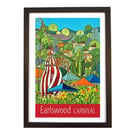 Earlswood Carnival travel poster print by Susie West