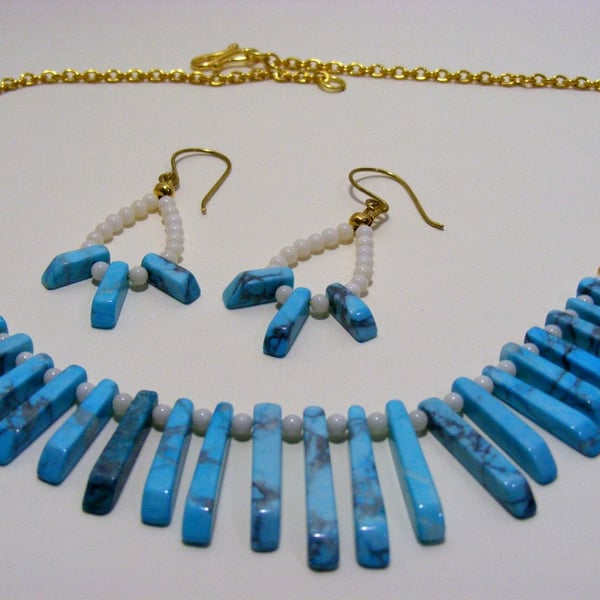 Howlite Jewellery Set.