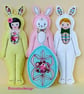 PDF Felt Easter Bunny and Egg Ornaments Sewing Pattern - Image 2
