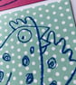 polka dot chicken mini print by Jo Brown - Image 2