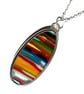 Surfite Necklace Fine & Sterling Silver Jewellery Gift Oval Pendant Handmade - Image 5