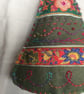 Folk inspired Christmas tree - dark red bobbin.  - Image 6