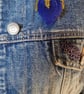 Blue velvet Strawberry brooch  - Image 1