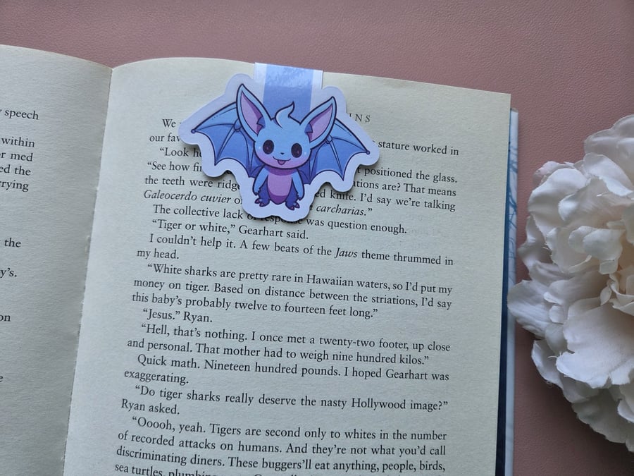 Cute Monster Bat Magnetic Bookmark Bookish Gift Cute Bookmark