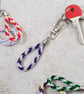 Asexual Keyring, Ace flag Keychain, Asexual Pride bag charm, Nonbinary gifts