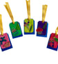 Handmade Wooden Birthday Gift Tags – Set of Five - Image 3