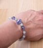  Amazonite Gemstone Bracelet - Pretty blue bead and amazonite bracelet  - Image 7