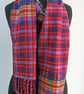 Red tartan scarf - Image 10