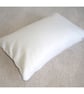 Tempur Travel Pillow Cover White 16"x10" 16x10 Cotton Sateen SMALL 500 Thread Ct - Image 5