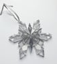 Large resin snowflake decoration - Image 1