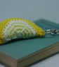 Crochet Lemon slice keyring - Image 3
