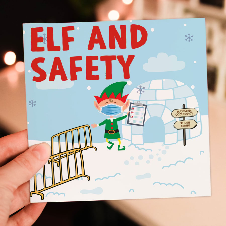 Christmas card: Elf and safety maximum occupancy