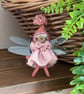 Pink Fairy Miniature Art Doll Hanger Ilse - Image 1