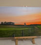 Stonehenge at sunrise on canvas - Image 2