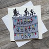Stranger Things Birthday Card 6x6” with Blank Insert
