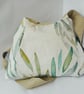 Recycled furnishing fabric bag with pompom trim - Image 2