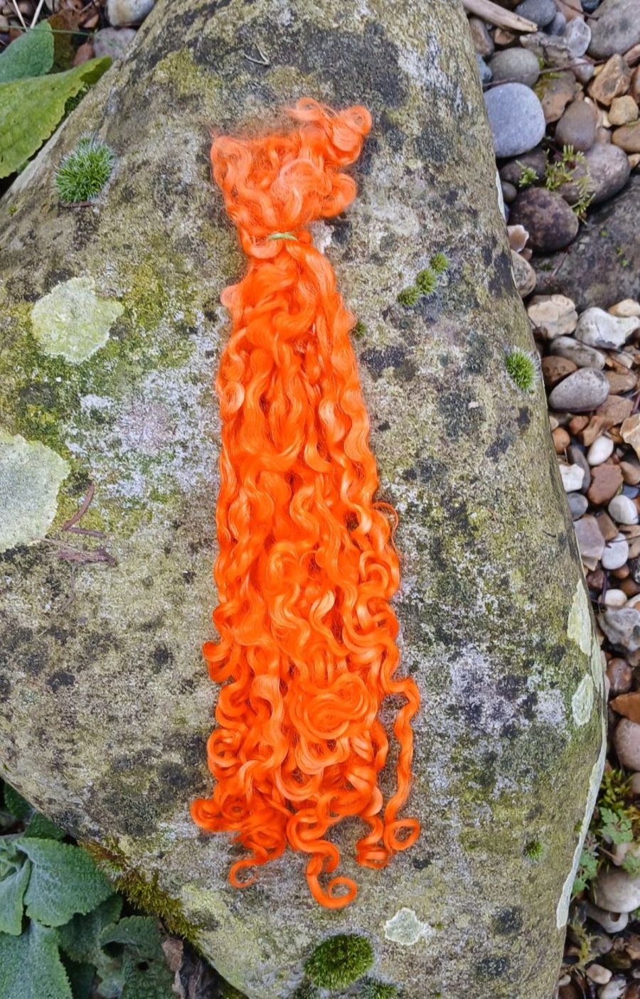 wensleydale fleece 10g orange