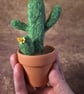 Saguaro Cactus. Needle Felted, Wool Fibres. Real Terracotta Pot. FREE SHIPPING. - Image 2