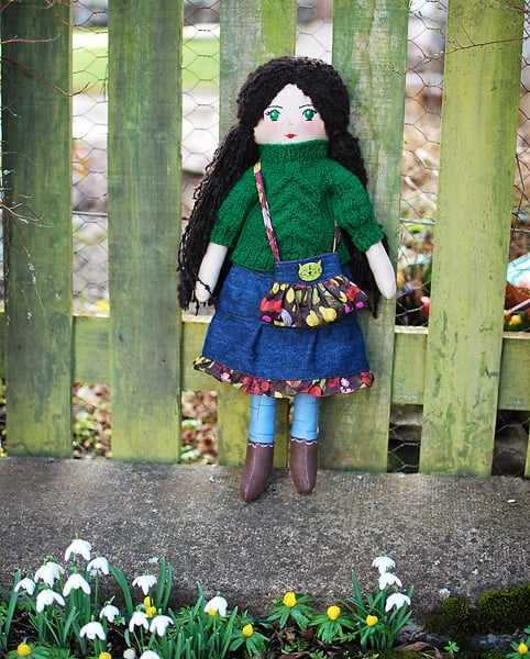 Handmade doll, Rag doll, Art doll, Birthday gift, Gift idea, Nursery décor