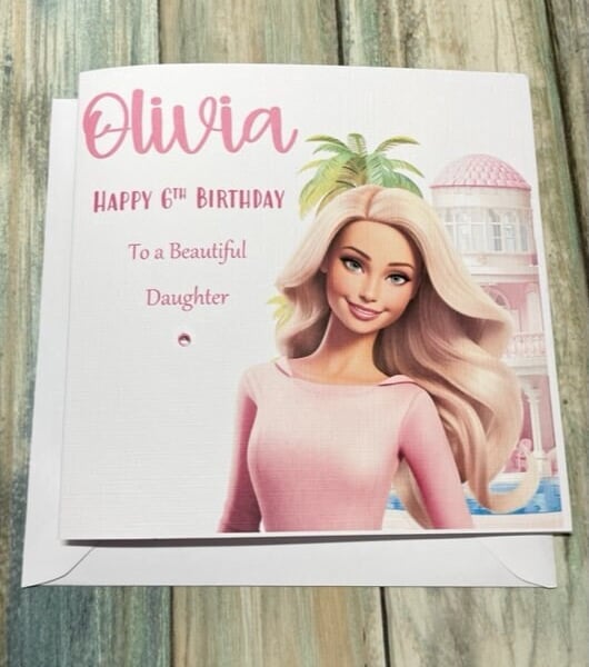 Personalised Birthday card For Girl Happy Birthday Daughter Granddaughter Niece 