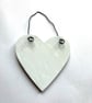Up cycled wooden hand painted heart - Image 4