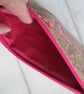 Butterflies & Flowers Pencil Case, Zip Top Bag, Make Up Bag, Storage Bag - Image 4