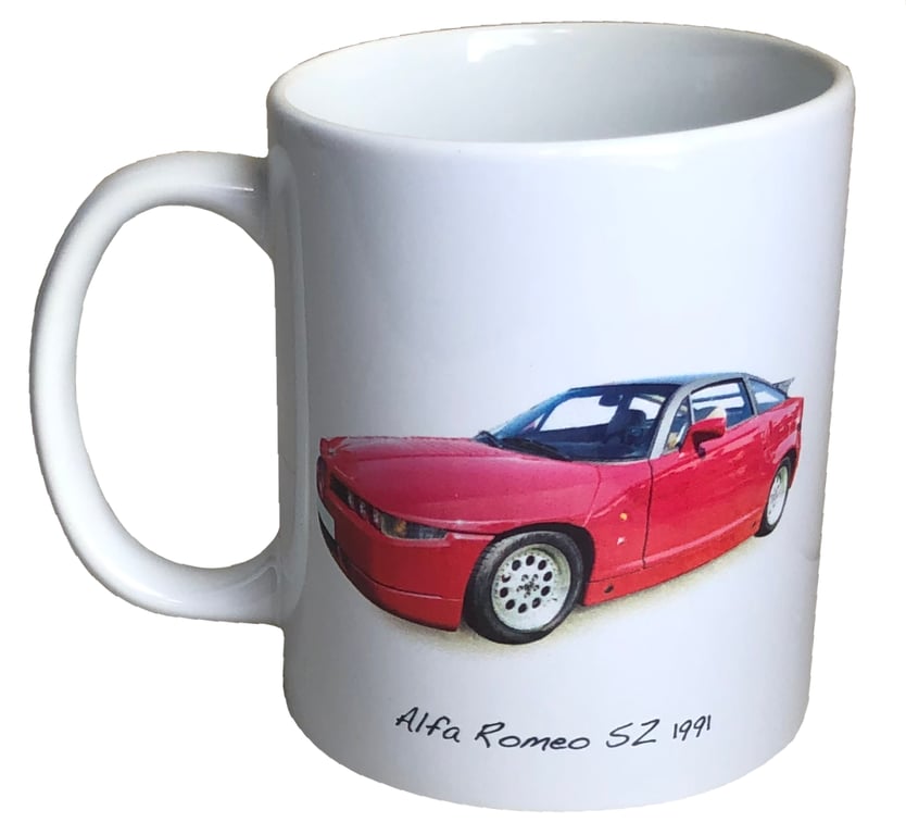 Alfa Romeo SZ 1991 - 11oz Ceramic Mug for Italian fan