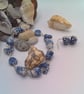 Bracelet and Earring Set Made with White Ceramic Beads with Blue Pattern - Image 9