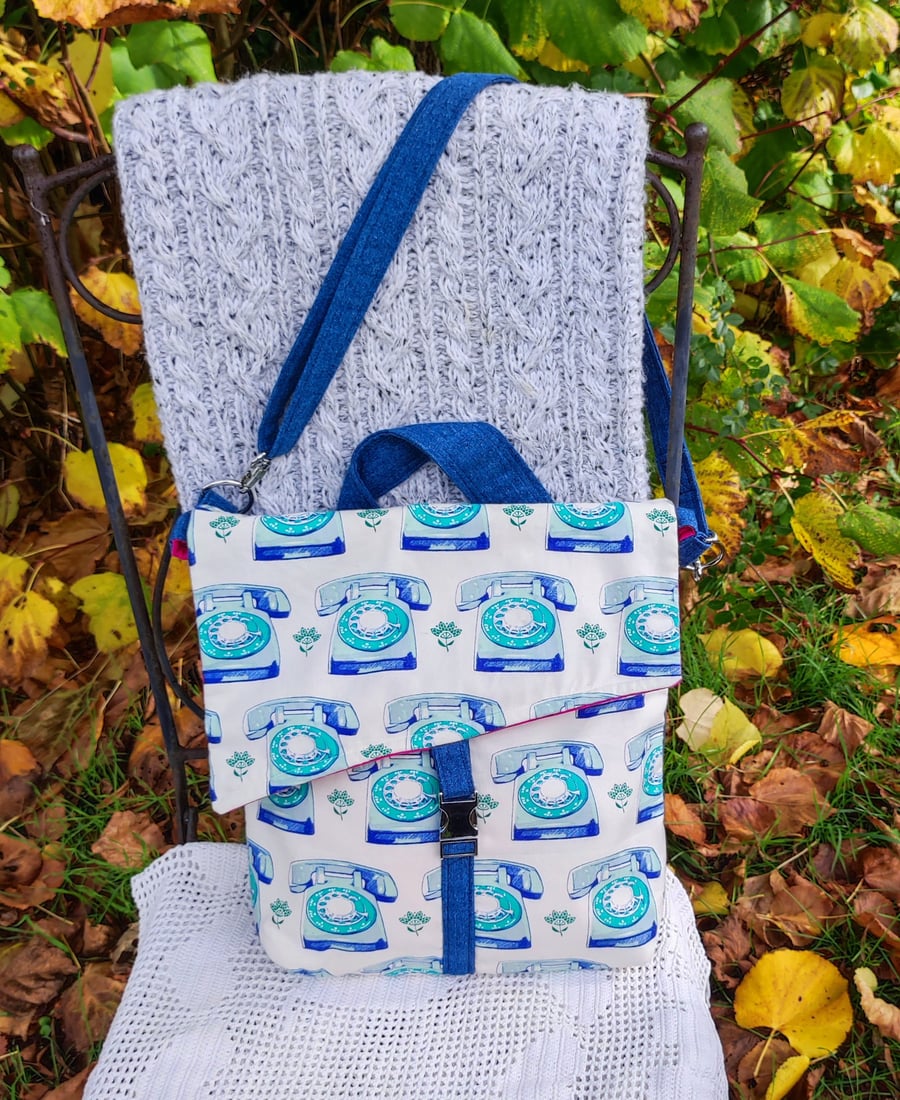 Retro style crossbody bag