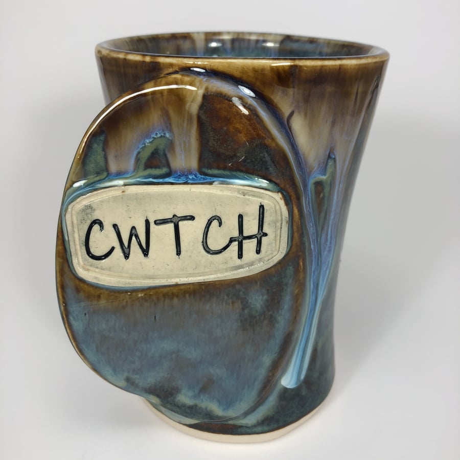 Cwtch Cuddle Cup Stoneware Wheel Thrown