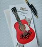 Guitar Birthday card for Dad - Happy Birthday wishing you a terRIFFic time  - Image 1