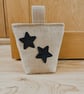 Handmade Jute Door Stop, Rustic Doorstop with Handle, Natural Fabric Door Stop,  - Image 2