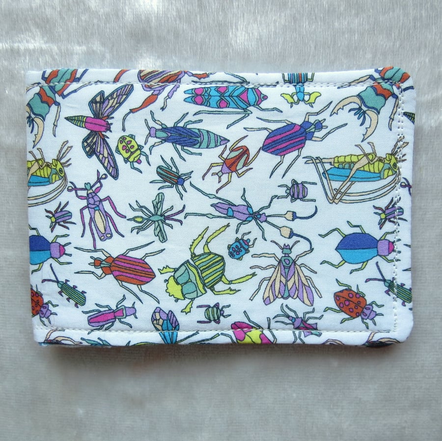Ticket sleeve. Oyster card cover. Made from Liberty Tana Lawn.